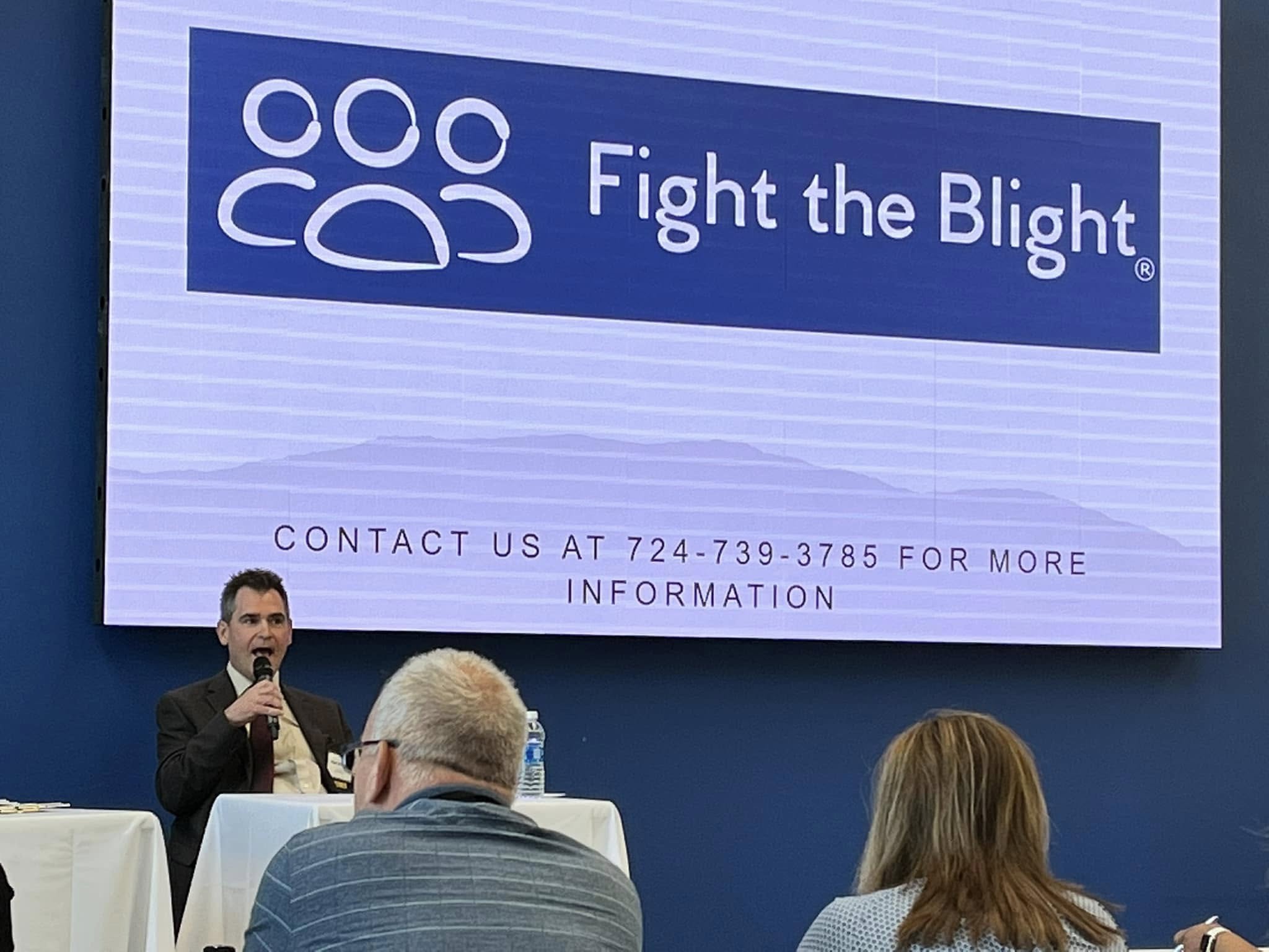 Matt Williams speaking during a Fight the Blight panel